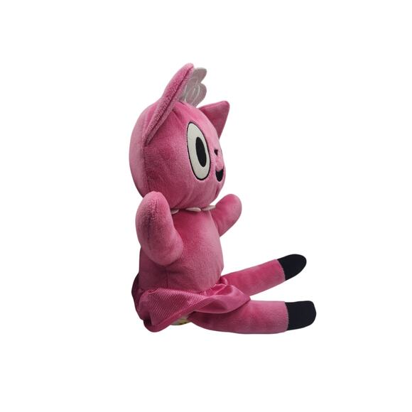 Kohls Cares Pink Ballet Cat 14" Stuffed Animal Toy Tutu Ballerina Crown Bob Shea - Picture 5 of 8